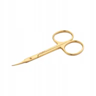 Akcesoria do paznokci - Aba Group Profesjonalne Nożyczki Do Skórek Zagięte Złote 20mm 1463 - miniaturka - grafika 1