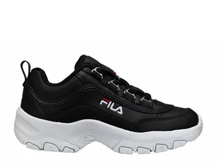 Buty dziecięce Fila 101078125Y STRADA LOW KIDS Czarne - Buty dla dziewczynek - miniaturka - grafika 1