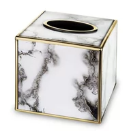 Pojemniki łazienkowe - Art-pol Chustecznik na chusteczki szklany glamour 14x14 135172 135172 - miniaturka - grafika 1