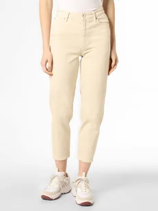 Calvin Klein - Jeansy damskie Mom Jean, beżowy - Spodnie damskie - miniaturka - grafika 1