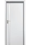 Drzwi wewnętrzne - Pol-Skone Dzwi Wewnętrzne Z Szybą Etiuda A01 Biały - miniaturka - grafika 1