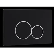 Przyciski spłukujące - BALNEO F0303020203-2 Przycisk spłukujący do stelażu podtynkowego EXO BLACK - miniaturka - grafika 1