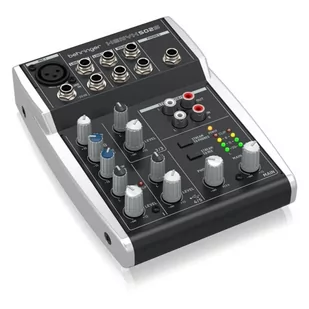 Behringer 502S - 5-kanałowy kompaktowy mikser analogowy z interfejsem USB zaprojektowany specjalnie do obsługi podcastów, streamowania oraz nagrywania w domu - Miksery DJ - miniaturka - grafika 2