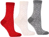 Skarpety termoaktywne - skarpety damskie w serca rozm:35-38 CSLW250-002 - miniaturka - grafika 1