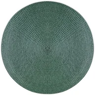 Obrusy i serwetki - Mata stołowa okrągła Hawai 38 cm szmaragdowa AMBITION - miniaturka - grafika 1