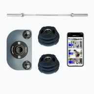 Pozostały sprzęt i akcesoria do ćwiczeń - Zestaw do ćwiczeń Gipara Fitness Iron Pump Set 29.5 kg gryf prosty + stojak - miniaturka - grafika 1