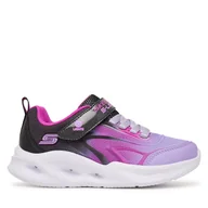 Buty dla dziewczynek - Sneakersy Skechers Sola Glow 303713L/BKMT Fioletowy - miniaturka - grafika 1