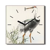 Zegary - Nowoczesny zegar na płótnie Zwierzę ptak 30x30 cm, Coloray - miniaturka - grafika 1