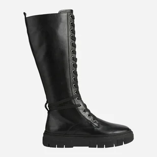 Kozaki damskie sznurowane Geox D26TZC00085-C9999 39 Czarne (8050036781185). Kozaki damskie - Kozaki damskie - miniaturka - grafika 1