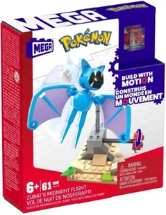 Mega Pokemon - Nocny lot Zubata HKT19 - Mattel - Klocki - miniaturka - grafika 1