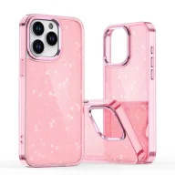 Etui i futerały do telefonów - Etui Glitter Case na iPhone 16 Pro Max - różowe z brokatem - miniaturka - grafika 1