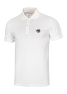 Koszulki męskie - Koszulka POLO SLIM FIT Jersey SMALL LOGO 210 Jasny Beż M - miniaturka - grafika 1