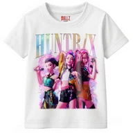 Moda i Uroda OUTLET - Koszulka biała dziecięca KPopowe Łowczynie Demonów Huntrix Saja r. 122 - miniaturka - grafika 1