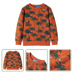 Bluza dziecięca - jasnordzawa - 92 - Bluza Dla Dziecka - Bluzy dla dziewczynek - miniaturka - grafika 1