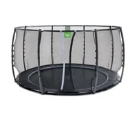 Trampoliny - Exit Trampolina naziemna Dynamic ø427cm z siatką zabezpieczającą - miniaturka - grafika 1