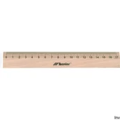 Linijki, ekierki - Leniar Linijka drewniana 17 cm, - miniaturka - grafika 1