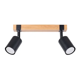 Plafon FAGER 2 czarny SOLLUX LIGHTING - Lampy sufitowe - miniaturka - grafika 1