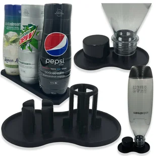 Ociekacz Na 1 Butelkę Saturatora SODASTREAM Podkładka Na 3 Syropy Soki - Akcesoria i części AGD - miniaturka - grafika 1