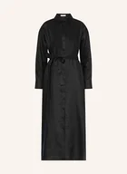 Sukienki - Mrs & Hugs Sukienka Koszulowa Z Lnu schwarz - miniaturka - grafika 1