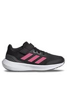 Koszulki i topy damskie - adidas Buty Runfalcon 3.0 Sport Running Elastic Lace Top Strap Shoes HP5875 Czarny - miniaturka - grafika 1