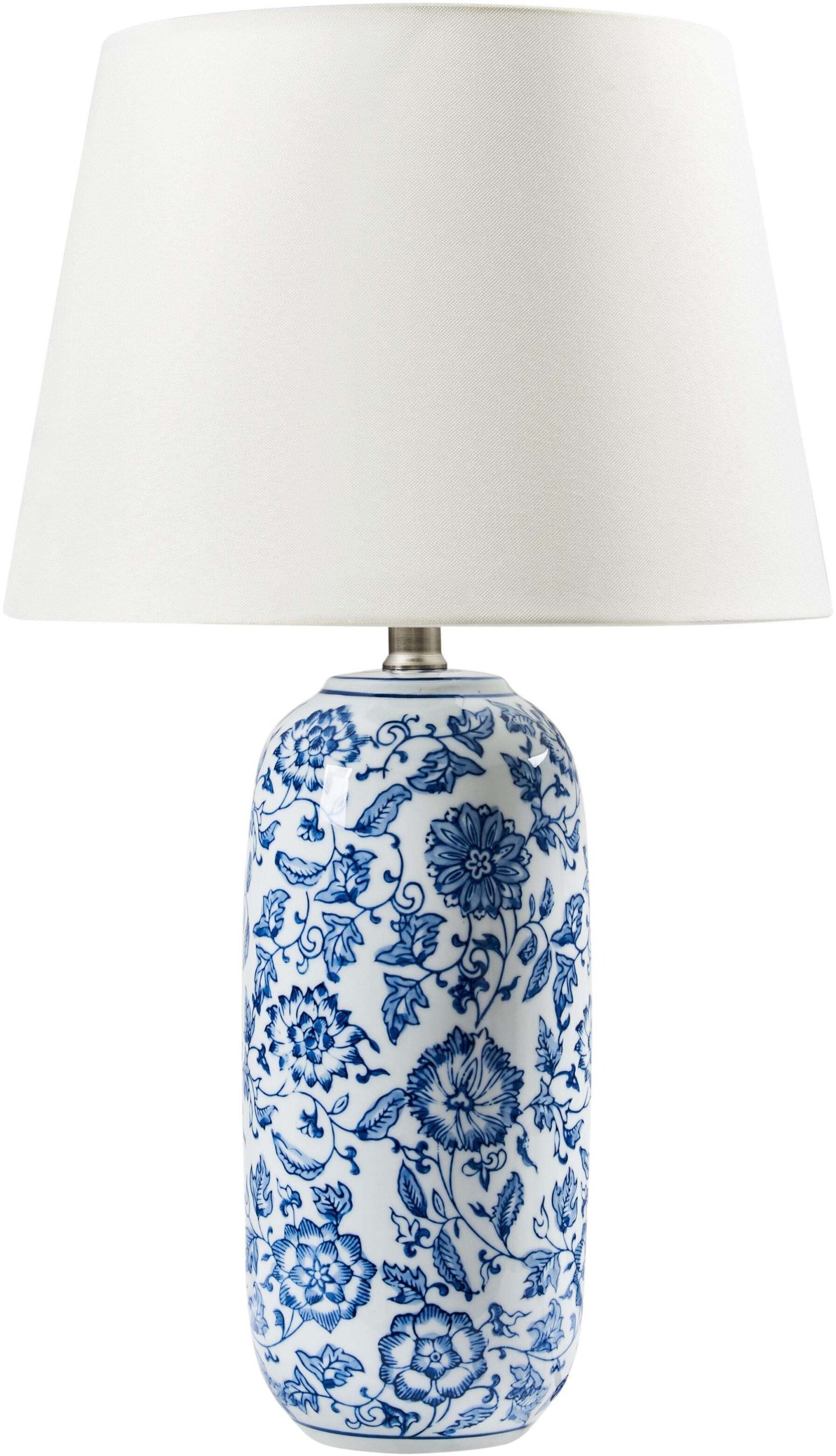 Lampa stołowa Beliani Lampa stołowa AIBONITO Porcelana Biały