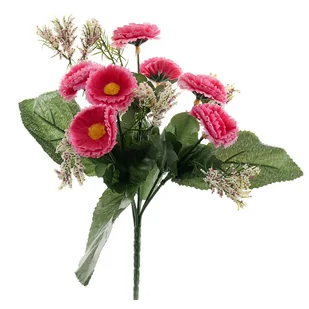 Bukiet stokrotek 27cm O118-067 C3 sztuczne stokrotki ozdoba - Sztuczne kwiaty - miniaturka - grafika 1