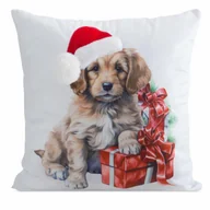 Pozostałe akcesoria świąteczne - Poszewka świąteczna 214 45x45 cm piesek - miniaturka - grafika 1
