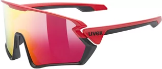 Okulary sportowe - Uvex Okulary uvex sportstyle 231 czerwony czarny - grafika 1