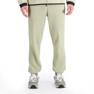 Spodnie sportowe męskie - Spodnie New Balance MP33509FUG - zielone - miniaturka - grafika 1
