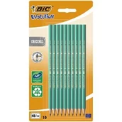 Artykuły biurowe - BiC OŁÓWEK ECO EVOLUTION 650 BEZ GUMKI HB BLISTER 10 WĄSKI 890274 - miniaturka - grafika 1