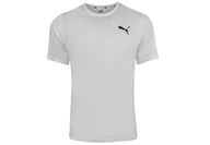 Koszulki męskie - Puma  Koszulka Męska T-Shirt Ess Small Logo Tee White 586668 52 Xl - miniaturka - grafika 1