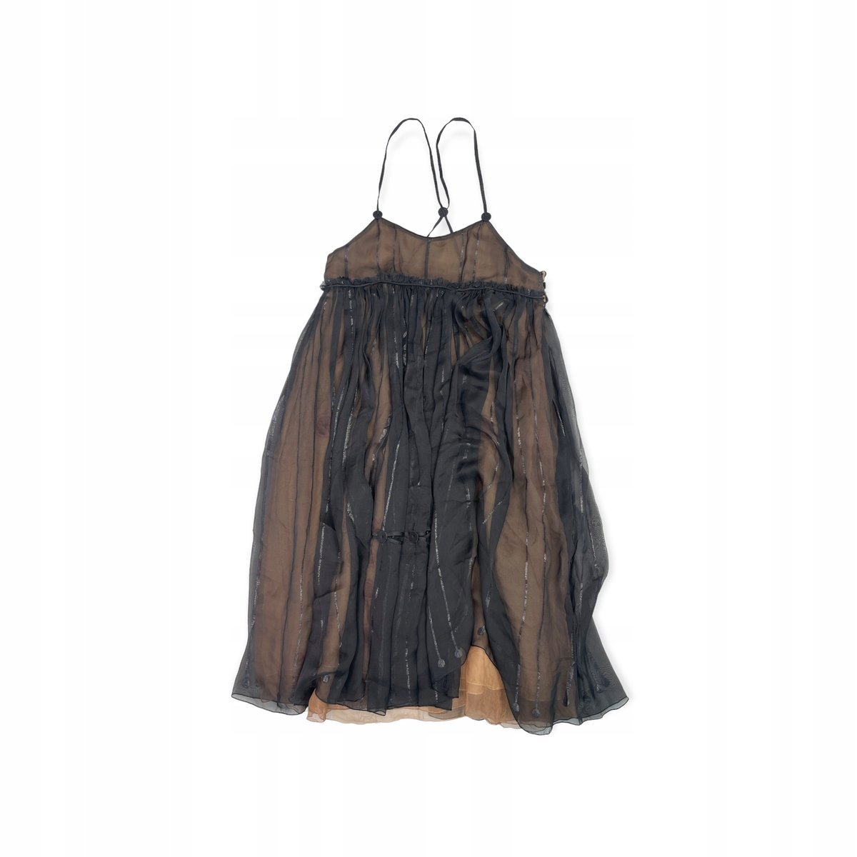 Czarna sukienka damska ramiączka CALVIN KLEIN S/M