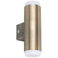 Lampy ogrodowe - Rabalux Zewnętrzna Lampa Elewacyjna Catania 8939 Okrągła Oprawa Minimalistyczna Led 8w Tuba Ścienna Ip44 Brąz 8939 - miniaturka - grafika 1