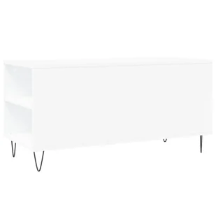 Stolik kawowy, biały, 102x44,5x50 cm, materiał drewnopochodny Lumarko! - Ławy i stoliki kawowe - miniaturka - grafika 9