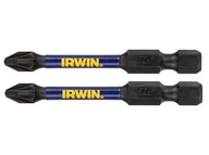 Bity - Irwin Grot, Bit, Końcówka Impact Pro Pz2 57Mm 2 Szt. I-IW6061401 5054905037321 - miniaturka - grafika 1