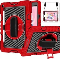 Etui do tabletów - Etui Case do iPada 10,2" 9/8/7 gen Czerwono-Czarna z podpórką - miniaturka - grafika 1