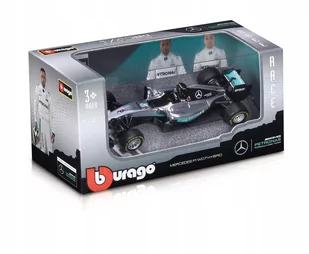 Bburago 15638126 1: 43 °F1 Mercedes AMG Petronas W07, sortowane 2016 - Kolekcjonerskie modele pojazdów - miniaturka - grafika 1