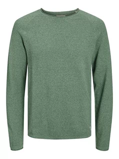 Swetry męskie - Jack & Jones Sweter w kolorze zielonym - grafika 1