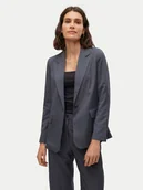 Marynarki i żakiety damskie - Vero Moda Marynarka Rita 10301699 Szary Loose Fit - miniaturka - grafika 1