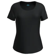 Koszulki i topy damskie - Koszulka damska Icebreaker Merino 125 Cool-Lite Sphere III SS Scoop Black L - miniaturka - grafika 1