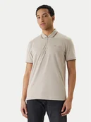 Koszulki męskie - Jack & Jones Polo Fusion 12289953 Szary Regular Fit - miniaturka - grafika 1