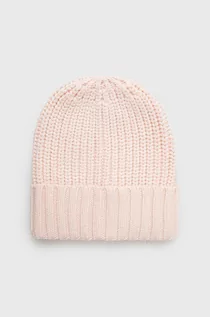 Czapki damskie - Only czapka kolor różowy - grafika 1