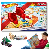 Ozdoby bożonarodzeniowe - Kalendarz Adwentowy HOTWHEELS 2024 z samochodami PREZENT NA MIKOŁAJA - miniaturka - grafika 1