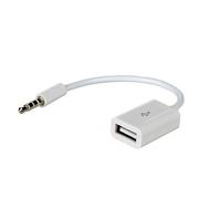 Adaptery i przejściówki - Akyga Adapter USB/MiniJack 15cm AK-AD-24 - miniaturka - grafika 1