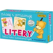 Zabawki kreatywne - Adamigo Piszę i zmazuję litery zestaw kreatywny - miniaturka - grafika 1