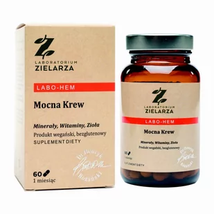 LABORATORIUM ZIELARZA Laboratorium Zielarza LABO - HEM 60 kapsułek - Suplementy naturalne - miniaturka - grafika 1