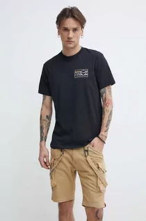 Koszulki męskie - Billabong t-shirt bawełniany Adventure Division męski kolor czarny z nadrukiem ABYZT02299 - grafika 1