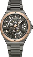Zegarki męskie - Zegarek męski KENNETH COLE KCWGY0064401 grafitowy klasyczny skeleton - miniaturka - grafika 1