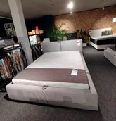 Dom i wnętrze OUTLET - Łóżko VESTA BED z pojemnikiem 160x200 z ekspozycji Salonu Janki - miniaturka - grafika 1