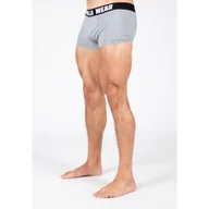 Bielizna sportowa męska - BoxerSzorty 3-Pack zary/Granatowy/Czerwony - miniaturka - grafika 1